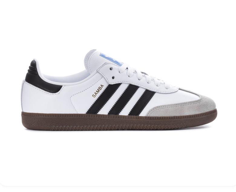 Adidas Samba OG White Black Grey Gum Sneakers