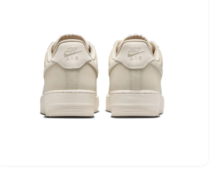 Nike Air Force 1 Low LX Satin Sail Cream Phantom Luxury Sneakers