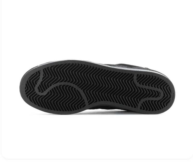 Adidas Superstar Triple Black Suede Shell Toe Sneakers