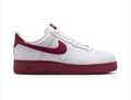 Nike Air Force 1 Low '07 White Team Red Swoosh Red Sole Classic Court Sneakers