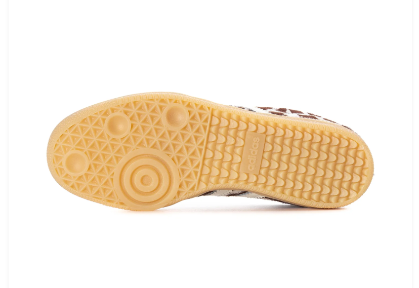 Adidas Handball Spezial Giraffe Print Pony Hair Brown White Blue Gum Sneakers
