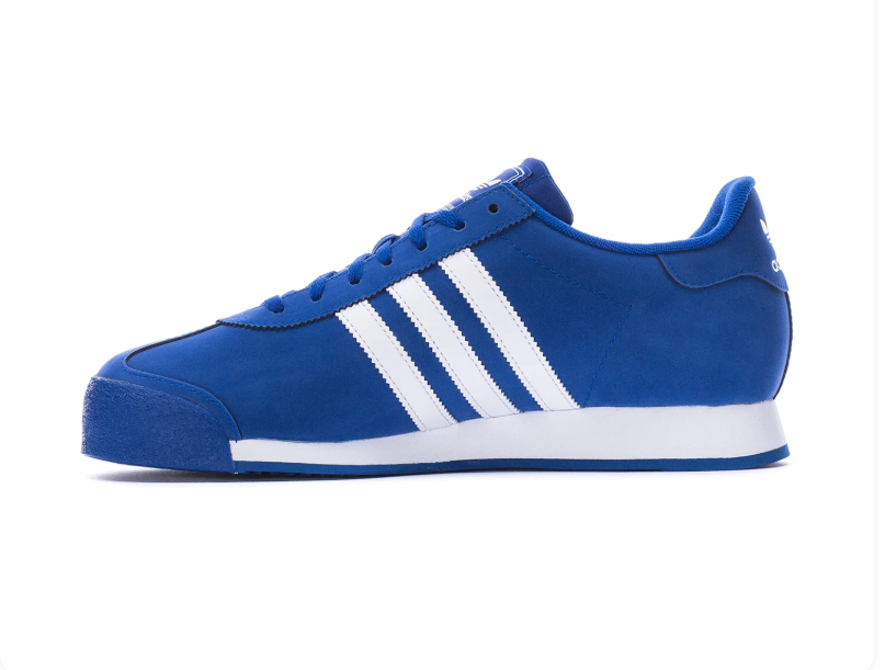 Adidas Samoa Royal Blue White Low Top Sneakers