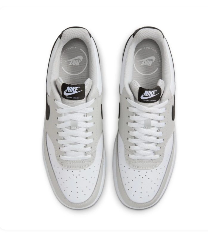 Nike Gamma Force Low White Photon Dust Black Classic Court Sneakers