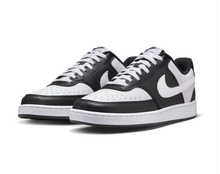 Nike Court Vision Low Next Nature Black White Panda Classic Court Lifestyle Sneakers