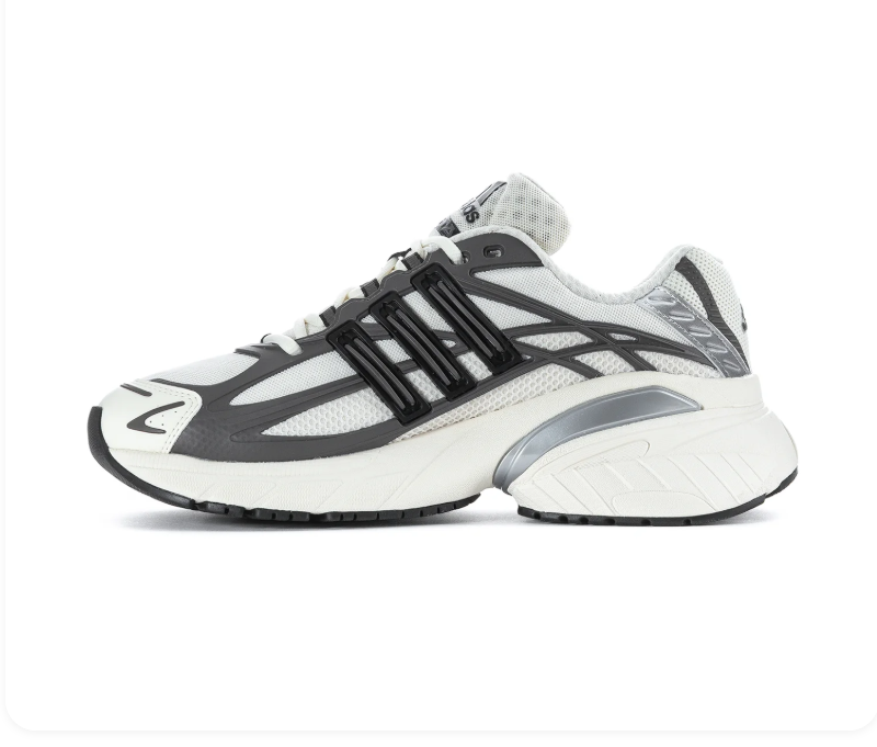 Adidas Spiritain 2000 White Grey Black Silver Chunky Sneakers