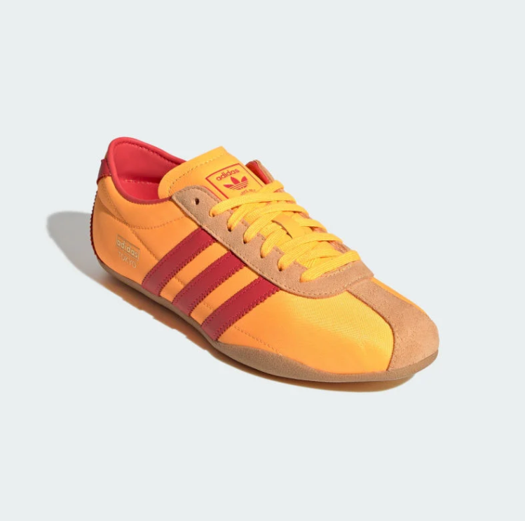 Adidas Japan Bold Gold Crimson Red Sand Suede Gum Vintage Sneakers