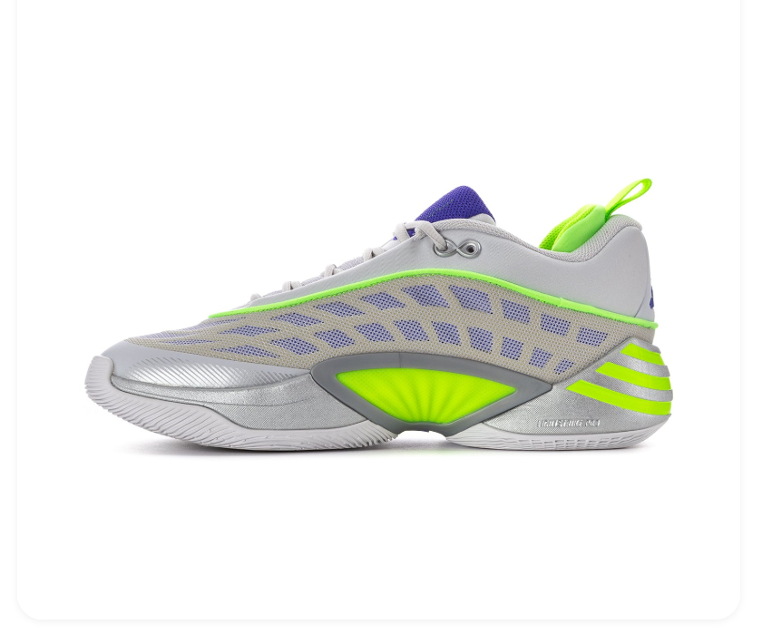 Adidas D.O.N. Issue 6 Grey Silver Solar Yellow Purple Basketball Shoes