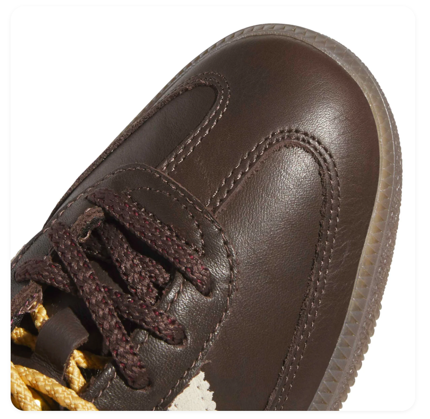 Adidas Samba OG Dark Brown Cream Burgundy Gum Sneakers