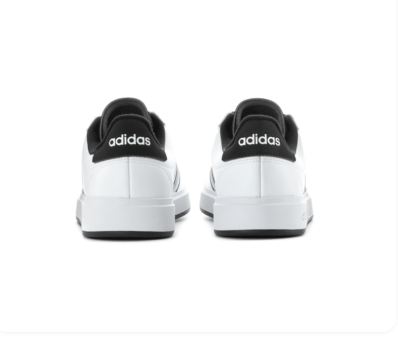 Adidas Grand Court White Black Sneakers