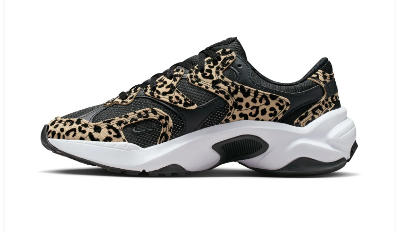 Nike Air Max Excee Leopard Print Black White Chunky Sneakers