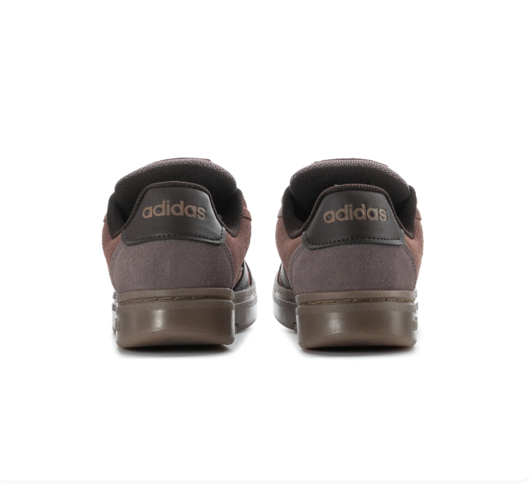 Adidas Cloudfoam Daily Dark Brown Monochrome Casual Sneakers