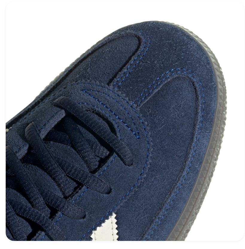 Adidas Handball Spezial Navy Blue Off White Black Sole Sneakers