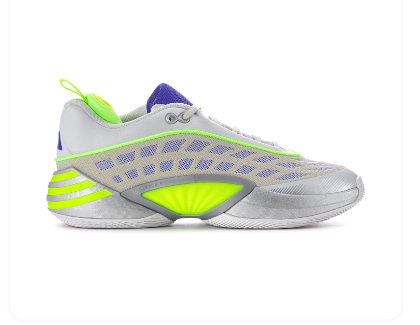Adidas D.O.N. Issue 6 Grey Silver Solar Yellow Purple Basketball Shoes