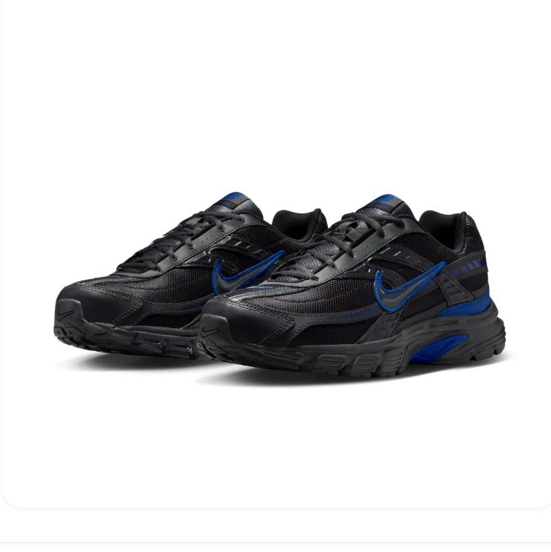 Nike Initiator Black Game Royal Blue Retro Running Sneakers