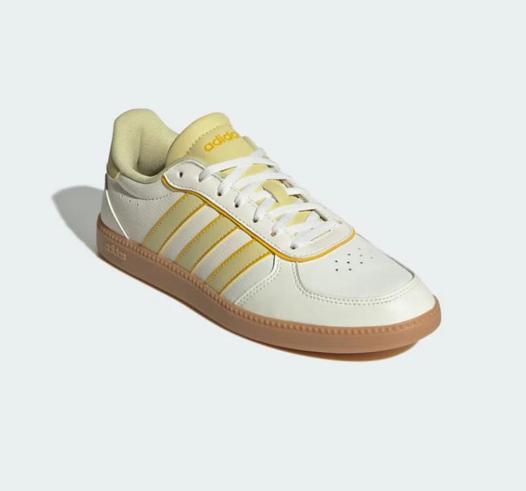 Adidas Hoops 3.0 Off White Pulse Yellow Cloudfoam Gum Sneakers