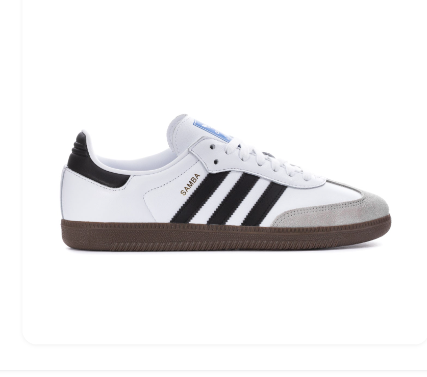 Adidas Samba OG White Black Grey Gum Sneakers