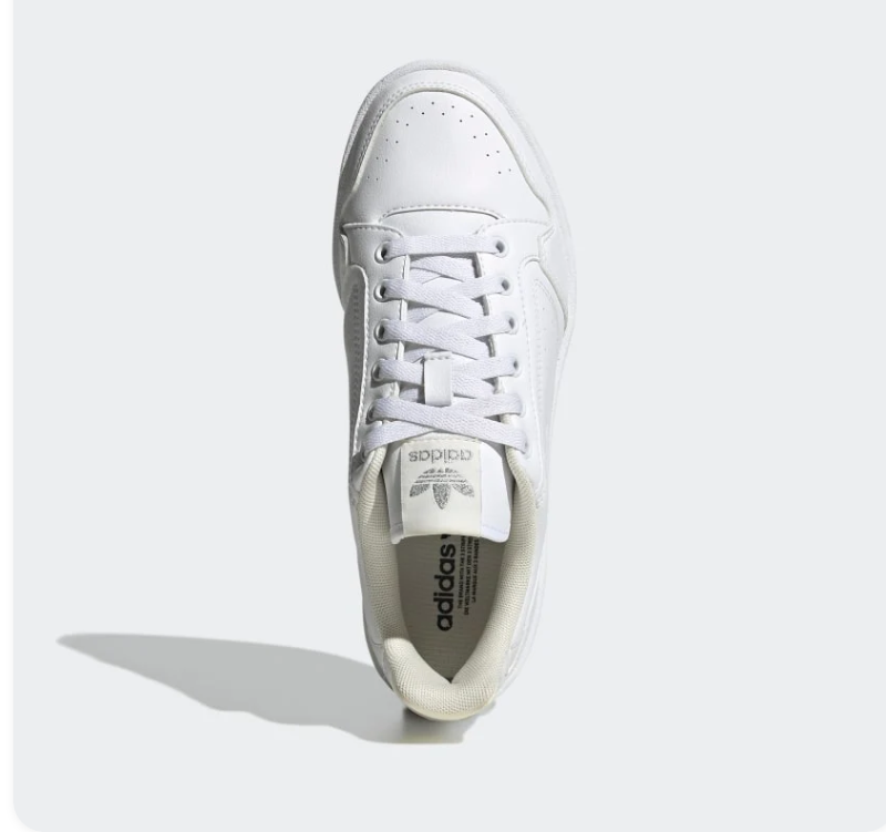Adidas Forum Low Triple White Tonal Leather Sneakers