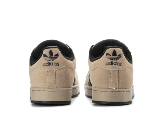 Adidas Superstar Sand Beige Black Suede Shell Toe Sneakers