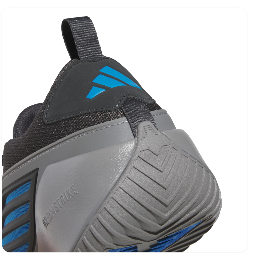 Adidas Basketball Low Top Sneakers Black Blue Grey