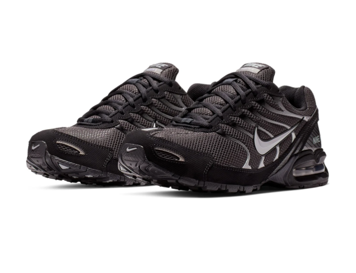 Nike Air Max Torch 4 Black Metallic Silver Anthracite Running Sneakers