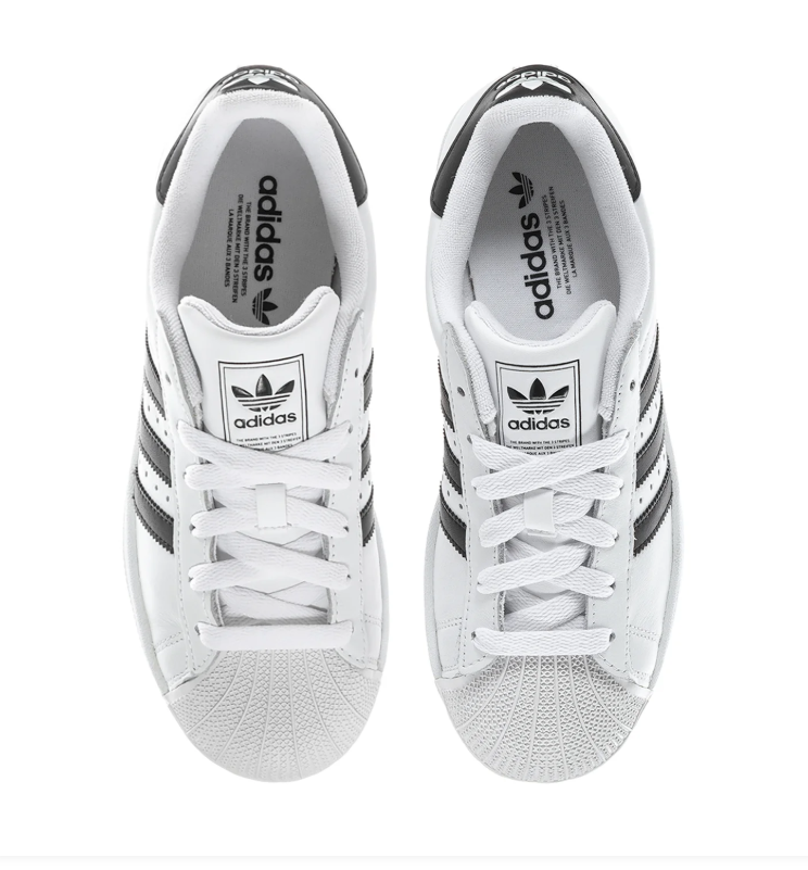 Adidas Superstar White Black Shell Toe Sneakers
