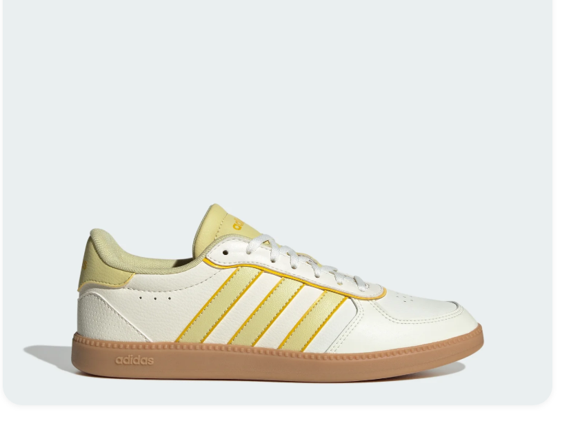 Adidas Hoops 3.0 Off White Pulse Yellow Cloudfoam Gum Sneakers