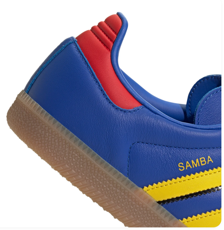 Adidas Samba OG x Club América Royal Blue Yellow Red Gum Sneakers