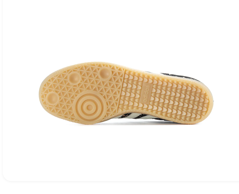 Adidas Samba OG Leopard Print White Cream Gum Sneakers
