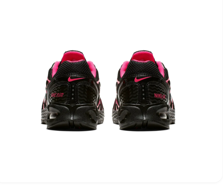 Nike Air Max Torch 4 Black Metallic Silver Hyper Pink Retro Running Lifestyle Sneakers