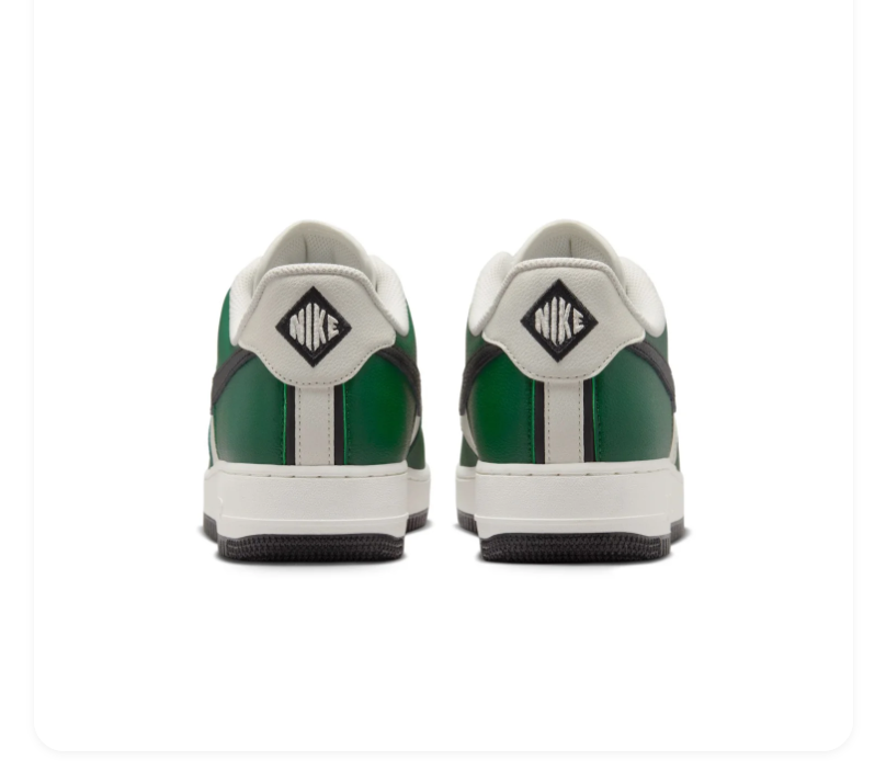 Nike Air Force 1 Low '07 Gorge Green Sail Black Celtics Classic Court Lifestyle Sneakers