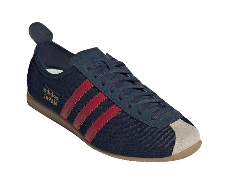 Adidas Japan Navy Blue Crimson Red Cream Toe Gum Vintage Sneakers