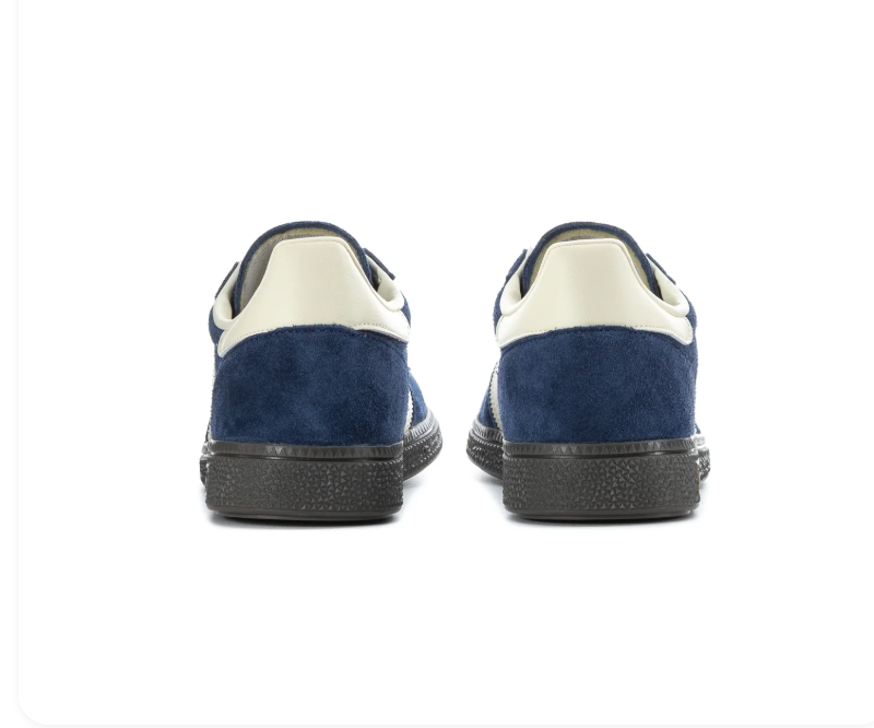 Adidas Handball Spezial Navy Blue Off White Black Sole Sneakers