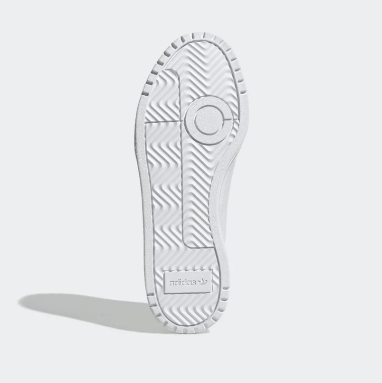 Adidas Forum Low Triple White Tonal Leather Sneakers