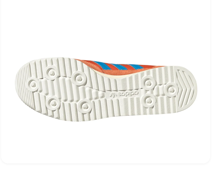 Adidas SL 72 Semi Impact Orange Bright Blue Cream Gum Vintage Sneakers