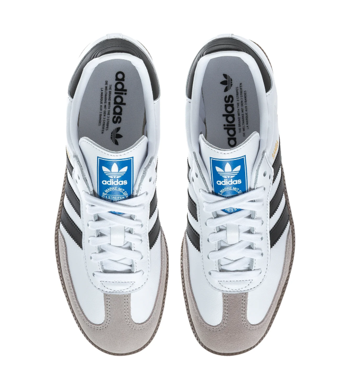 Adidas Samba OG White Black Grey Gum Sneakers