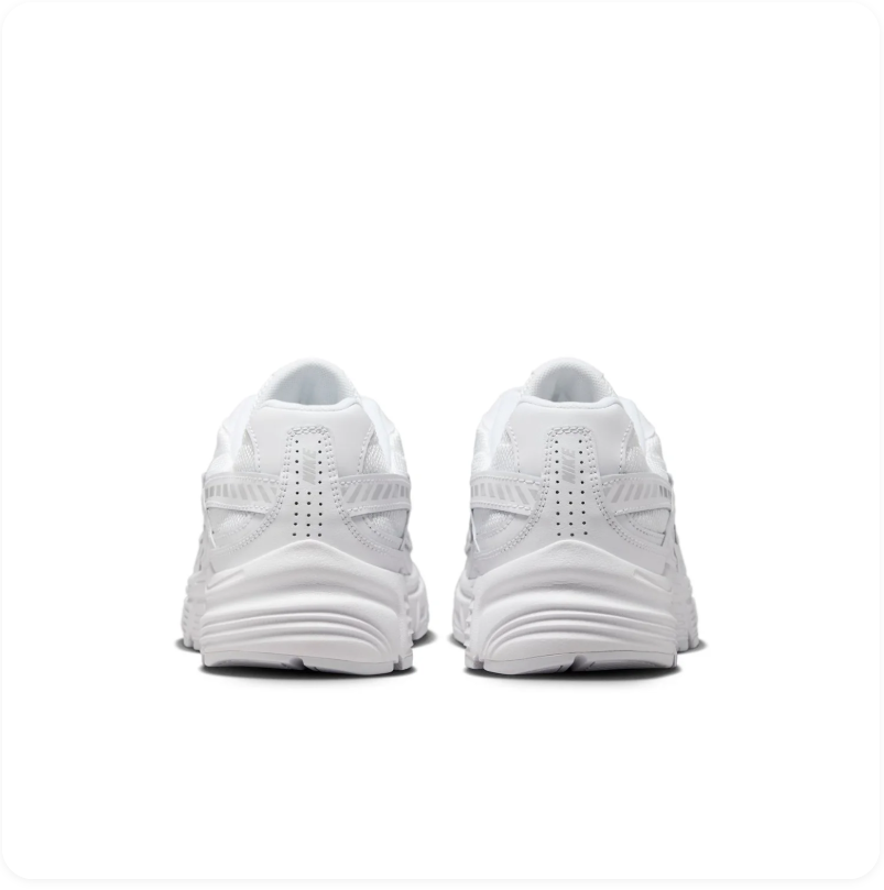 Nike Initiator Triple White Metallic Silver Retro Running Sneakers