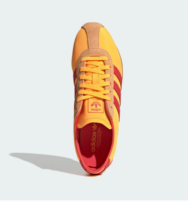 Adidas Japan Bold Gold Crimson Red Sand Suede Gum Vintage Sneakers
