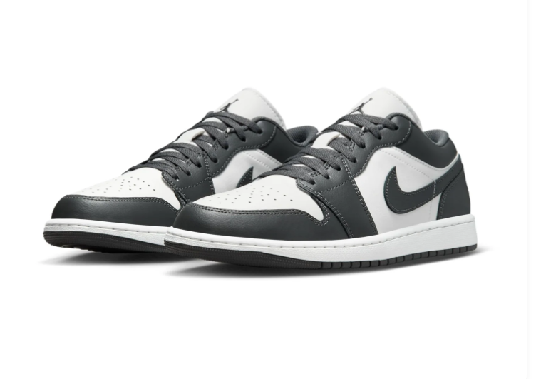 Air Jordan 1 Low Shadow Dark Grey White Sneakers