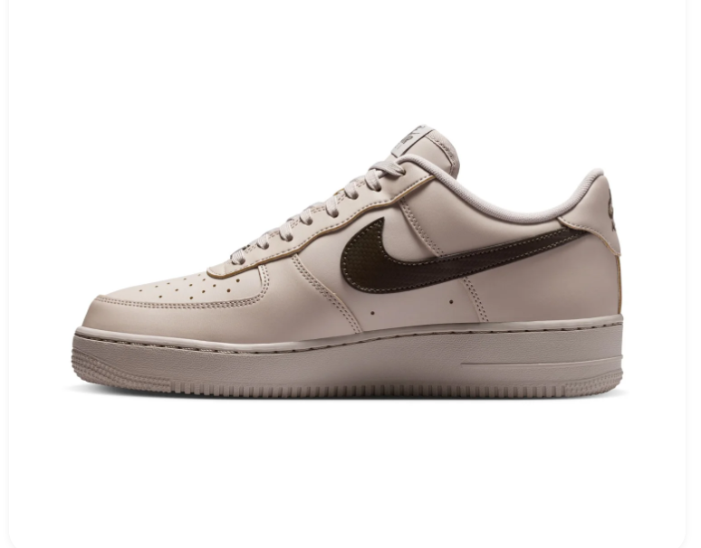 Nike Air Force 1 Low '07 LV8 Desert Sand Baroque Brown Tonal Earth Tone Court Sneakers