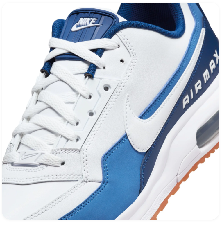 Nike Air Max LTD 3 White Court Blue Gum Classic Running Sneakers