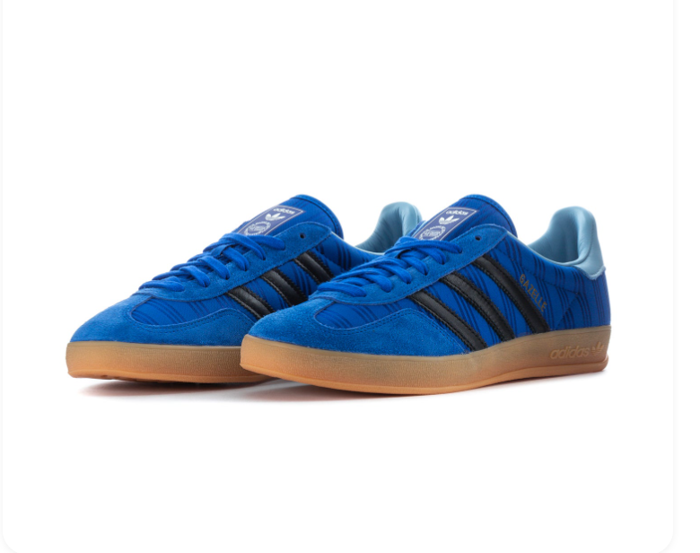 Adidas Gazelle Indoor Royal Blue Navy Light Blue Gum Sneakers