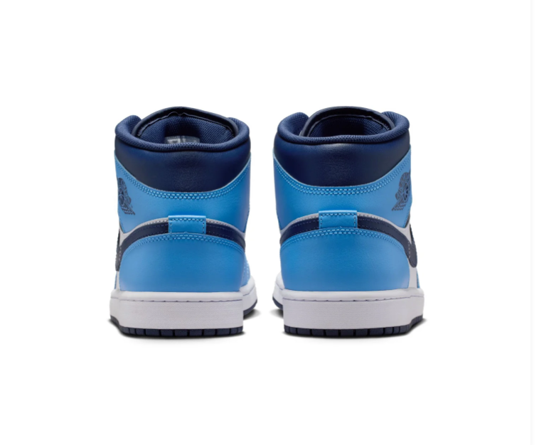 Air Jordan 1 Mid University Blue Sneakers