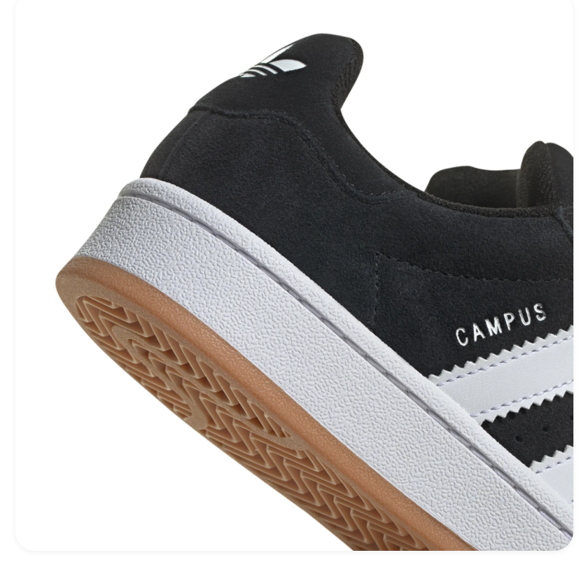 Adidas Campus 00s Black White Gum Sneakers