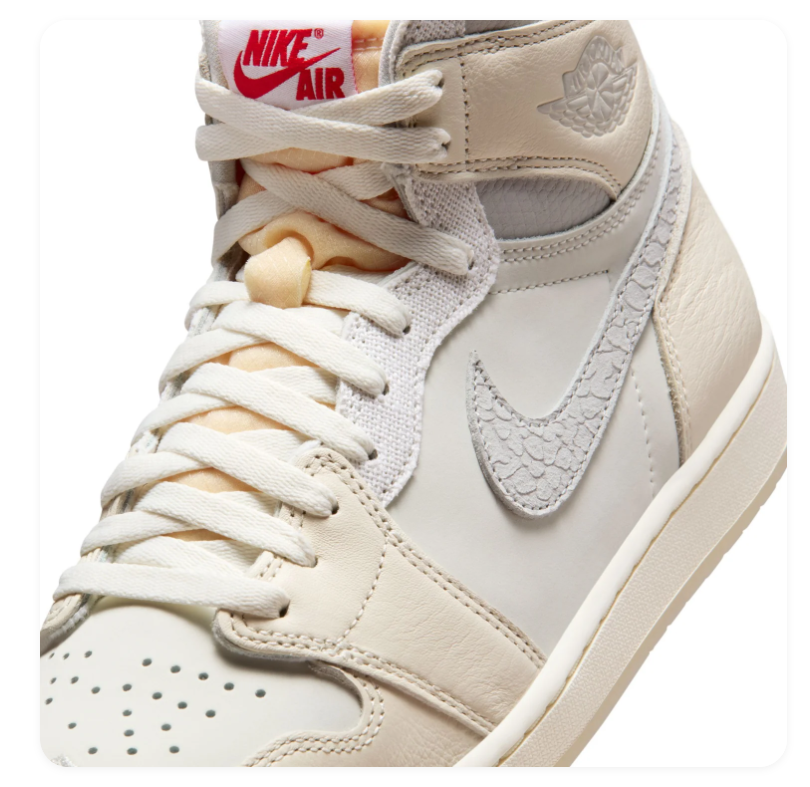 Air Jordan 1 Retro High OG Sail Neutral Grey Nike Air Sneakers