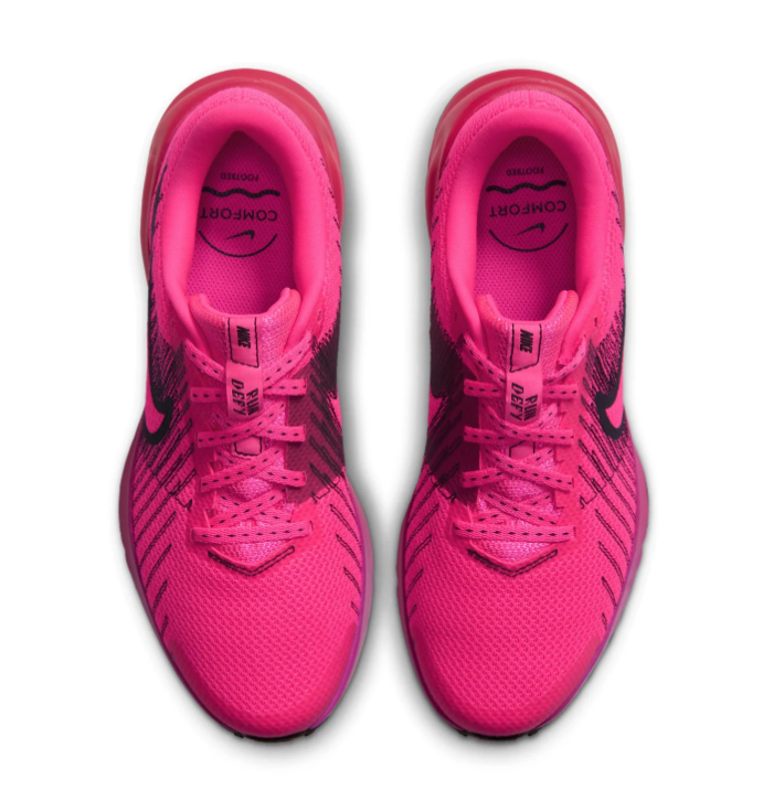Nike Pegasus 41 Fierce Pink Black Run Defy Print Women's Running Sneakers