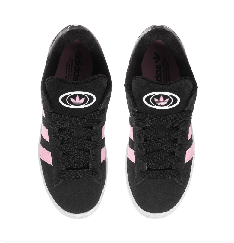 Adidas Campus 00s Black Clear Pink White Sneakers