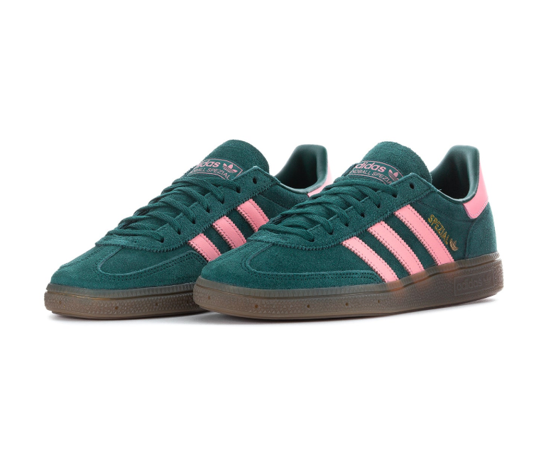 Adidas Handball Spezial Collegiate Green Pink Gum Sneakers