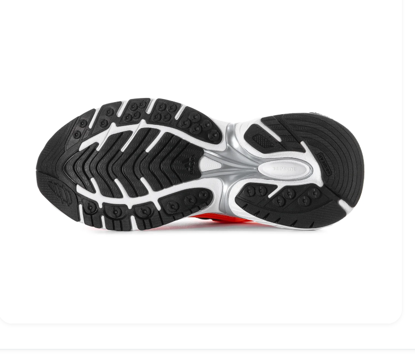 Adidas Adistar Cushion White Solar Orange Black Silver Running Shoes