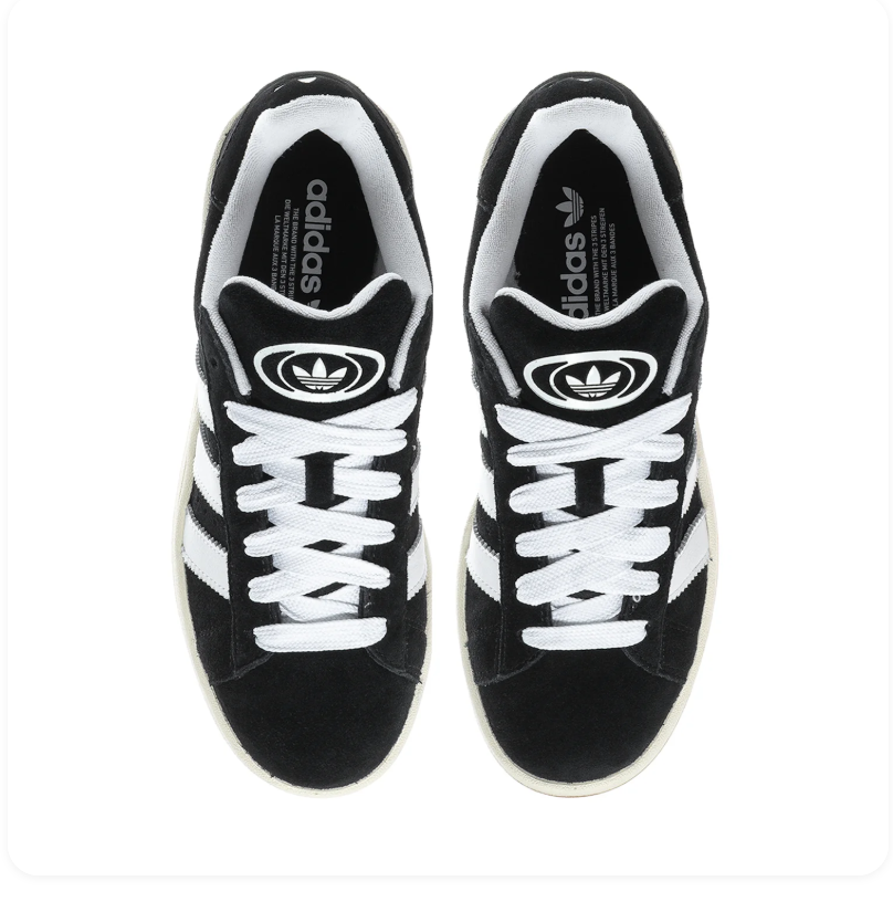 Adidas Campus 00s Black White Gum Sneakers