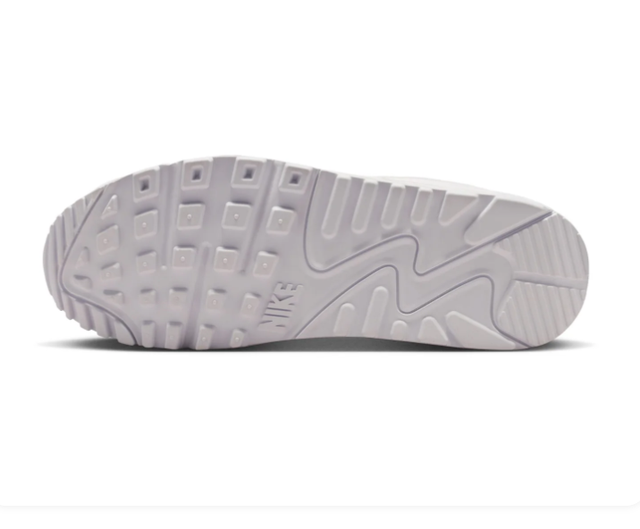Nike Air Max 90 Triple White Classic Leather Sneakers